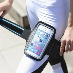 Braçadeira do telefone móvel para esportes ao ar livre, suporte do telefone esperto, Gym Running, saco do telefone, casos para Samsung, iPhone, 5,5" - Image 4