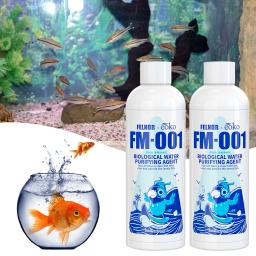 300ml purificador de água agentes removedores de algas peixes vida de água seguro eficaz aquário condicionador de água peixe saúde removedor de algas - Image 1