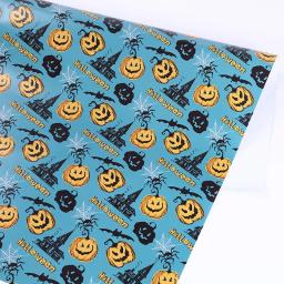 Papel De Embrulho De Halloween, Loja De Abóbora Dos Desenhos Animados, Caixa De Presente De Férias, 1Pc - Image 4