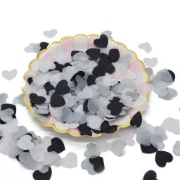 2.5cm 1000 peças formato de coração papel multicolorido confete balão enchimento decoração de mesa evento de noivado suprimentos para festas - Image 3