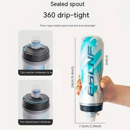 Grande capacidade Squeeze garrafa de água, ciclismo, Mountain Road Bike Sports, ao ar livre, manter frio, 610ml - Image 2