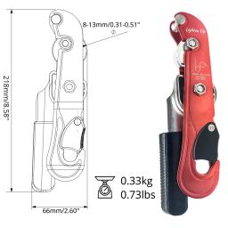 Profissional Handle-Control Escalada Descender, Rapel Dispositivo De Freio, Esporte Ao Ar Livre, Downhill Descender, Limpeza De Parede - Image 2