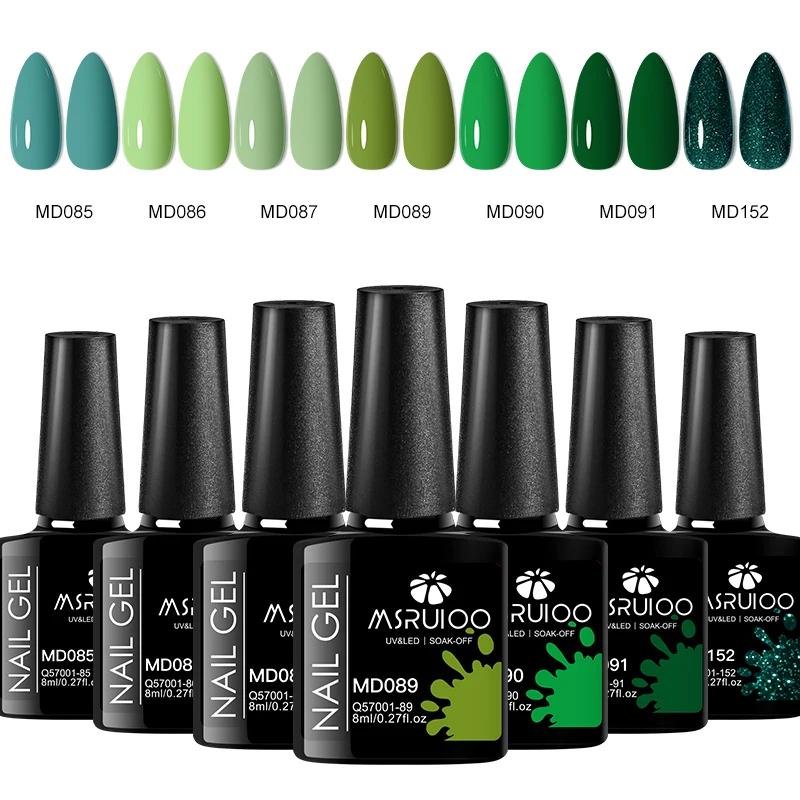 Conjunto de esmaltes em gel para decoração, imersão em gel UV, Kits de pintura de manicure de longa duração, DIY Nail Art Design, tudo para decoração, 7 pcs - Image 1