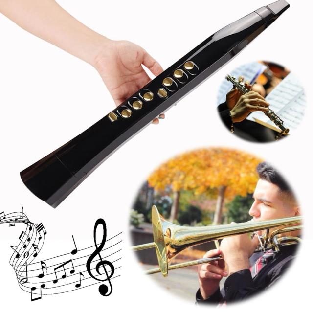 Mini Saxofone Recarregável Digital com 94 Tons - Instrumento Eletrônico de Sopro para Crianças, Adultos e Iniciantes
