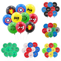 Marvel temático látex balão set, super-heróis, decoração suprimentos para aniversariante, chuveiro de bebê, brinquedos infantis, 10 pcs, 30 pcs, 50pcs, 12" - Image 1