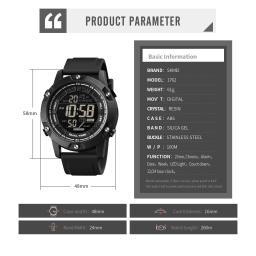 Skmei-profissional natação impermeável digital esportes relógio, luz LED, contagem regressiva, cronômetro, relógios de pulso, relógio, 10Bar - Image 6