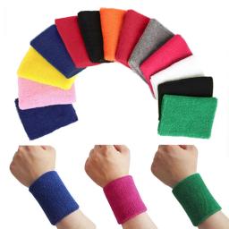 Pulseira esportiva para vôlei e academia, pulseira de toalha, cinta de pulso para ciclismo, sweat band para tênis 1pc - Image 1