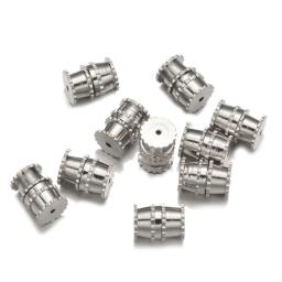 Cilindro Fixadores Fivelas Fechado Beading End Fecho, Parafuso Fecho para Fazer Jóias DIY, Pulseira e Colar Conector de Fornecimento, 20Pcs - Image 2