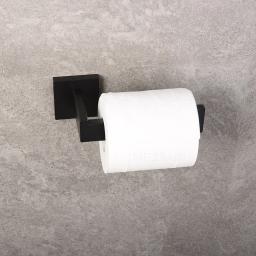 304 Toalheiros de Aço Inoxidável, Suporte do papel higiênico, Suporte do sabão líquido, Barra de toalha, Acessórios de WC, Preto fosco, Banheiro Hardware - Image 4