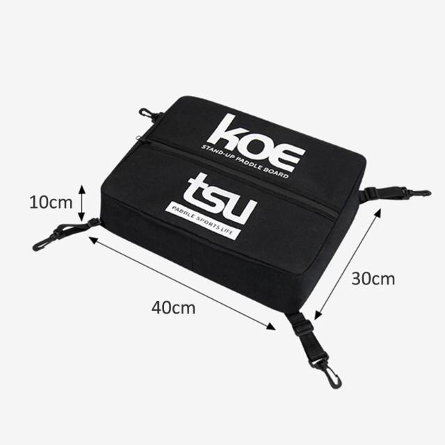 Bolsa de Armazenamento para Paddle Board com Fecho de Fivela, Zíper Selado e Bolsos Organizadores - Acessório Portátil para Stand Up e Caiaque