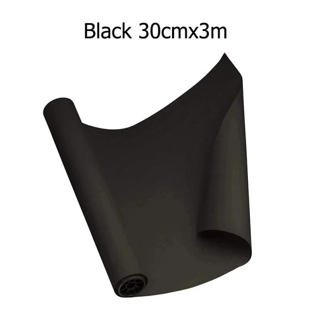 Papel Kraft Preto Para Embrulho E Artes - Rolo