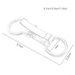 Destacável Metal Alloy Snap Gancho Fecho, Prendedor Decorativo, Hardware para Bolsa, Escalada Lock, Acessórios de Vestuário, 10 Pcs - Image 6