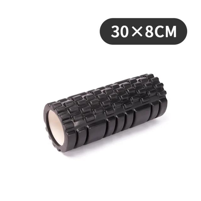 Rolo de Espuma Fitness Rosa 30cm - Massagem e Pilates