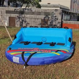 Sofá rebocável rebocável para 4 pessoas, barco inflável rebocável para esportes aquáticos, iate de praia inflável para diversão aquática - Image 1