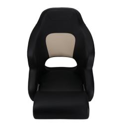 Acessórios do barco assento dobrável marinho barco pesca pro casting deck assento preto kaki barco cadeira de condução - Image 3