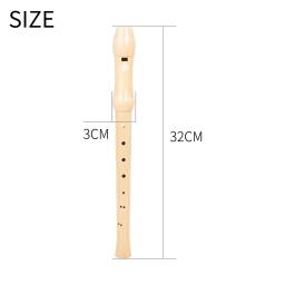 Flauta de madeira para crianças e adultos, instrumentos musicais, 8 buracos, para aprender - Image 6