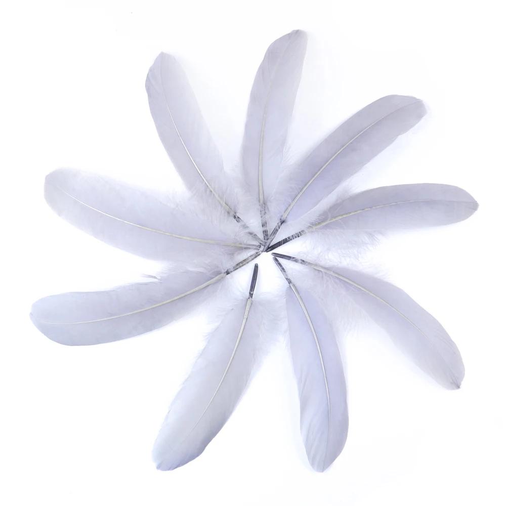 50/100 peças penas de ganso tingidas várias penas de cisne naturais para artesanato joias de casamento acessórios de festa 15-20cm/6-8 tamanhos - Image 1