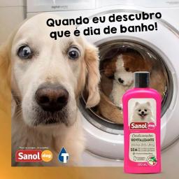 Condicionador Pelos Revitalizante Cães Gatos Sanol Dog 500ml - Image 5