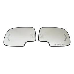 Vidro de espelho lateral automático aquecido para Cadillac Escalade Chevrolet Avalanche Silverado Tahoe GMC Sierra Yukon 2003-2007 com seta - Image 3
