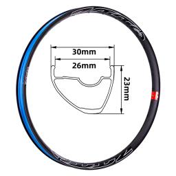 Ztto mtb am enduro rodado 29 27.5 26er aro assimétrico roda de bicicleta 28 furos boost 6 parafusos catraca hub 148 142 135 através do eixo - Image 2
