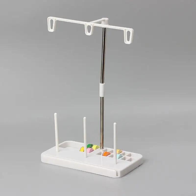 Armazenamento Rack para máquina de costura Três Thread Rack, Bordado Ferramenta, DIY, Manual - Image 1