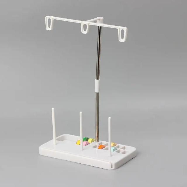 Armazenamento Rack Três Thread para Máquinas de Costura e Bordado - Ideal para DIY e Organizar Seu Espaço de Trabalho