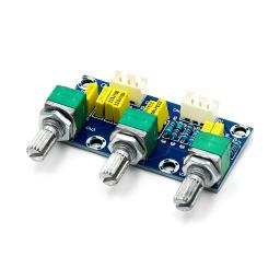 Alta e Baixa Tensão Amplificador Board, Subwoofer Controle de Volume, PCB Ajuste, Mixer Tone Board, XH-M802 - Image 2