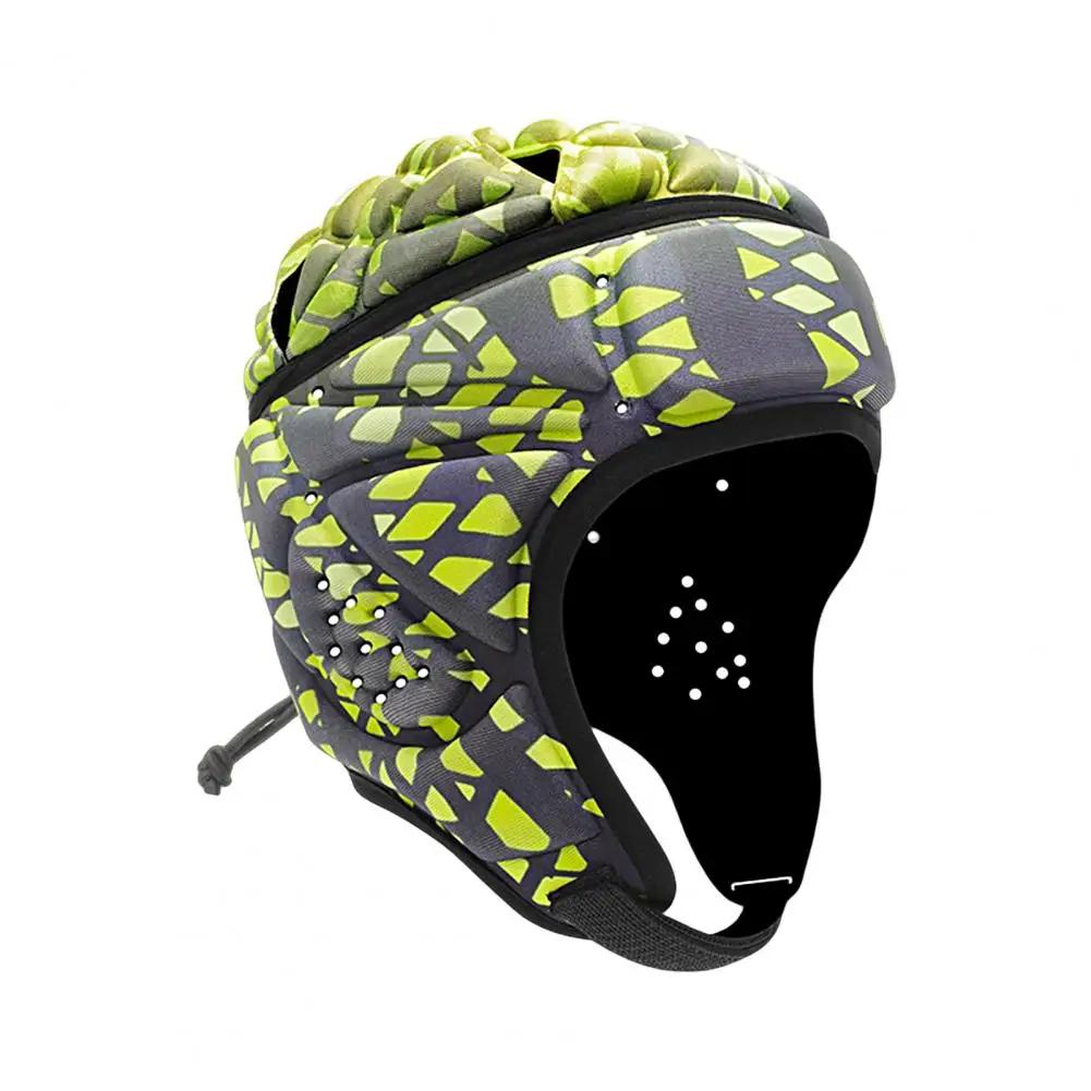 Capacete de rugby anti ajustável, protetor de cabeça acolchoado em eva para gode futebol, acessórios de ciclismo - Image 1