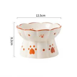 Elevated Ceramic Food Bowl Set para Animais de Estimação Alimentadores de Beber Cachorro Pequeno Lanche De Cães Tigelas De Água, Acessórios De Alimentação De Gatos - Image 6