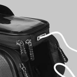 Impermeável Hard Shell Bicicleta Bag, Touch Screen, Top Tube Armazenamento Sacos, Acessórios de ciclismo, 7 "Bike Organizer - Image 5