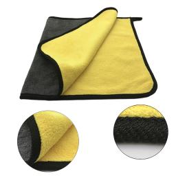 Microfibra toalha de limpeza acessórios de lavagem de carro absorvência pano de limpeza de carro premium ferramentas de limpeza de janela de carro toalha de automóvel - Image 4