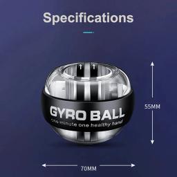 Ginásio Powerball Fitness Equipment, Equipamentos de treino, Exercício portátil, Musculação, Entretenimento desportivo, Gyro Ball - Image 2