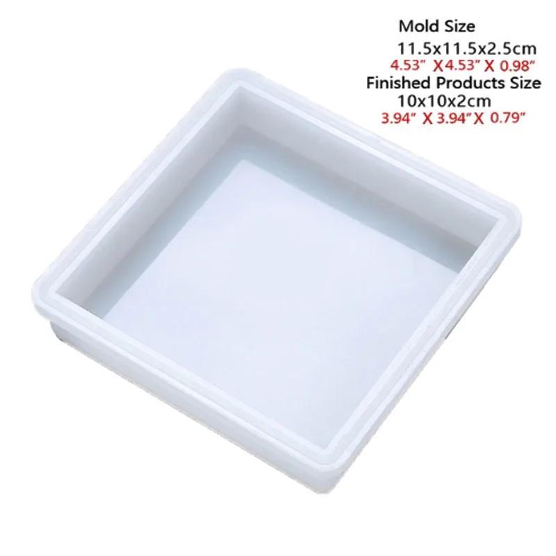 Moldes retangulares super grandes de silicone, formas para sabão, saboneteira, molde artesanal 3d retangular de resina, ferramentas para arte - Image 1