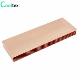 Cooltex 150x50x15mm dissipador de calor de cobre puro skiving fin dissipador de calor radiador para chip eletrônico led cooler - Image 4