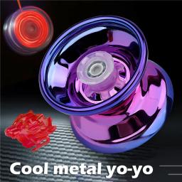 Yoyo metal alumínio para crianças e adultos, iniciantes, acessórios Yoyo, presentes de aniversário para criança - Image 3