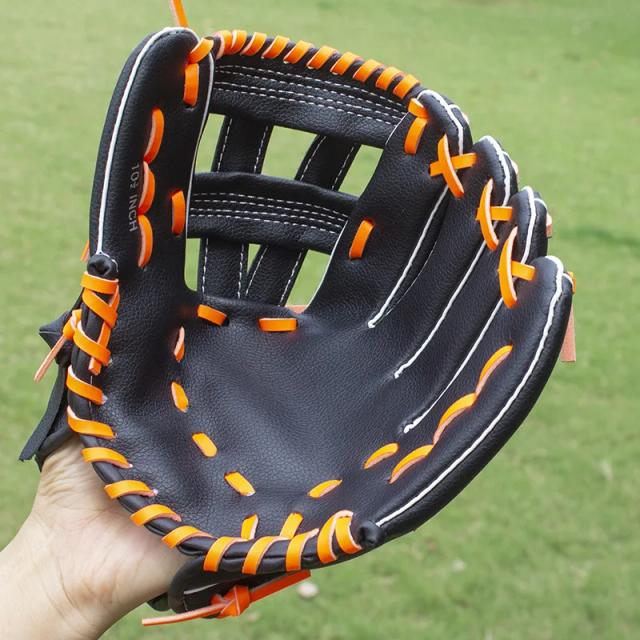 Luva de Beisebol de Couro para Arremessadores - 10.5 a 12.5 Polegadas, Ideal para Softball, Mão Esquerda, para Adultos e Jovens