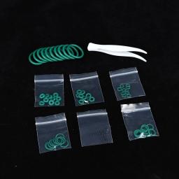 Tactical Airsoft Revista Flúor Borracha O Anel Set, Verde Anel De Silicone Plana, Junta De Vedação, Válvula De Gás Chave para GBB Gloc 17 19 P1 - Image 5