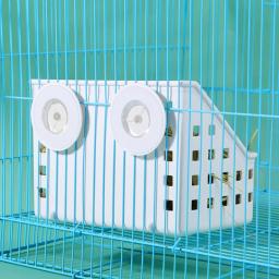 Pequeno alimentador alimentos para animais estimação tigela cesta grama hamster pendurado para cobaias galesaur - Image 4