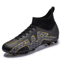 Botas de futebol de alta qualidade fg/tf crianças sapatos de futebol jogo grama sapatos de treinamento crianças anti-deslizamento respirável chuteiras de futebol 2024 novo - Image 4