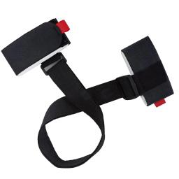 Sacos de esqui de náilon ajustável pólo de esqui ombro mão transportadora chicote alça alças porter gancho loop protegendo para esqui snowboard - Image 4