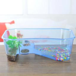 Reptile Turtle Tortoise Vivarium Box, Tanque do aquário com rampa basking, Drop Shipping - Image 4