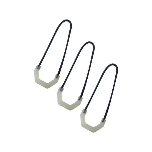 10 pçs puxadores de zíper em forma de u conveniente útil extrator de zíper jaqueta mochila mochila acessórios de zíper - Image 1