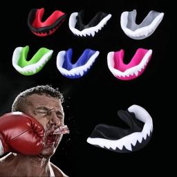 Guarda bucal para boxe e basquete, protetor bucal, guarda de goma, boné de proteção, esportes, 1PC - Image 1