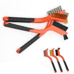 Escova De Limpeza Industrial, Latão, Nylon, Aço Inoxidável, Fio, Cerdas Duras, Escova, Removedor De Ferrugem, Limpar, Ferramentas De Polimento, 180mm - Image 1