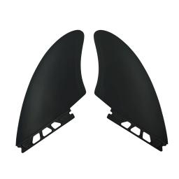 UPSURF-Plastic Keel Surf Fins, Prancha de Surf, Twin Quilhas Tabs Simples, Nylon Short Board Fins, Acessórios de Surf, 2Pcs Set - Image 1