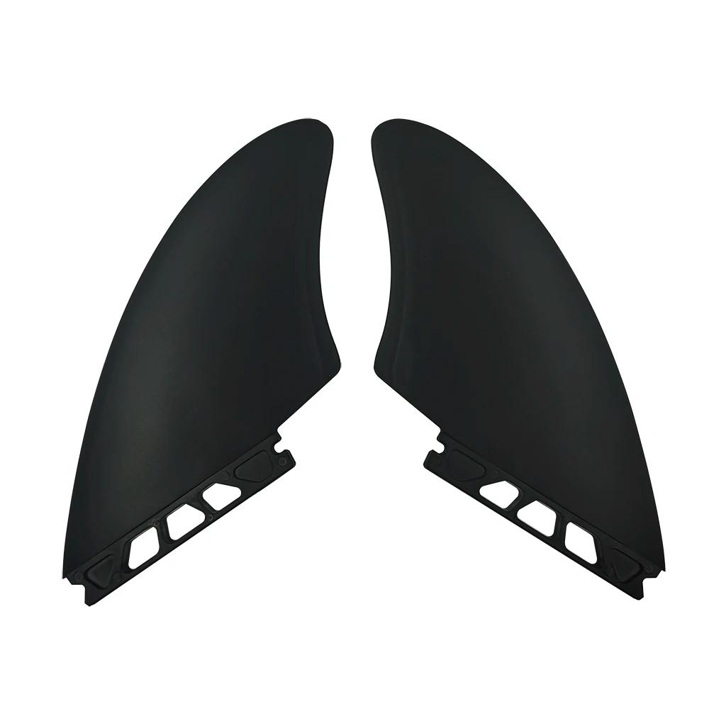 UPSURF-Plastic Keel Surf Fins, Prancha de Surf, Twin Quilhas Tabs Simples, Nylon Short Board Fins, Acessórios de Surf, 2Pcs Set - Image 1