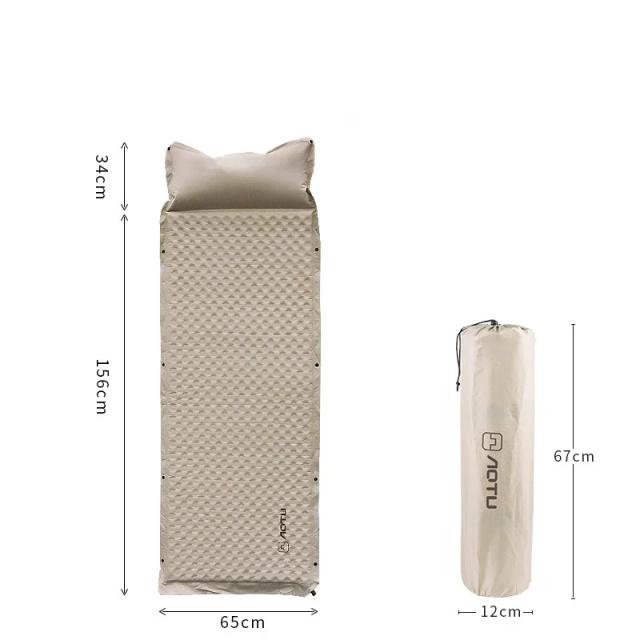 Colchão Inflável Dobrável para Camping e Viagens, Cama Confortável para Descanso ao Ar Livre, Ideal para Caminhadas