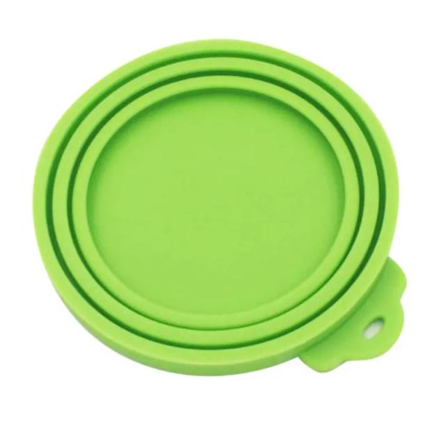 Tampa de Silicone para Alimentos de Animais de Estimação - Tampa Hermética Disponível em 5 Cores