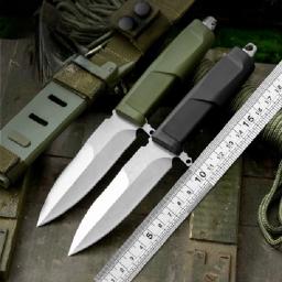 Faca de sobrevivência de alta dureza ao ar livre Faca reta de força extrema Faca de frutas de acampamento multifuncional Faca de caça 1pc - Image 2