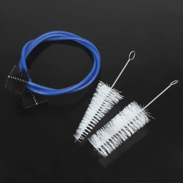 Kit de Manutenção 3 em 1 para Trompete: Escovas de Limpeza e Acessórios para Instrumentos de Sopro